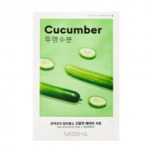 MISSHA Airy Fit Sheet Mask (Cucumber) – Plátienková maska s výťažkom z uhorky