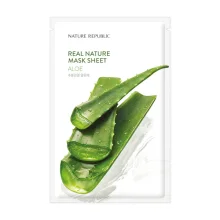 NATURE REPUBLIC Real Nature Sheet Mask Aloe - Hydratační a zklidňující plátýnková maska
