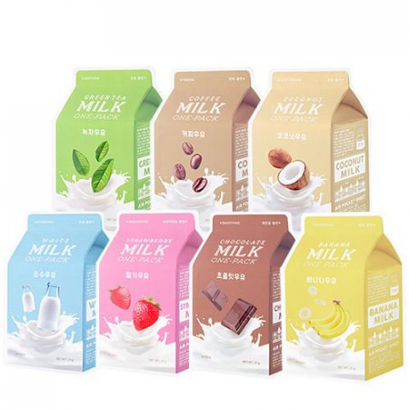 A'PIEU Milk One-Pack – Plátienková maska s mliečnym extraktom