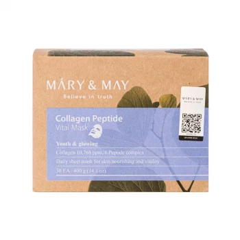 MARY&MAY Collagen Peptide Vital Mask - Jednorázové zpevňující masky s kolagenem (30 ks)