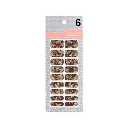MISSHA Glam Art Nail Sticker (No.6) - Nálepky na nechty