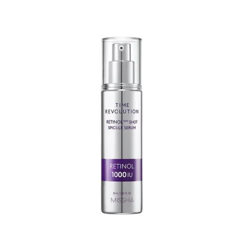 MISSHA Time Revolution Retinol 1000 Shot Spicule Serum - Intenzivní omlazující sérum s retinolem a spikulemi