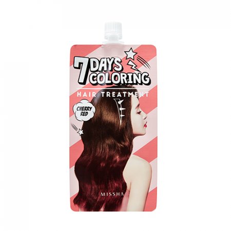 MISSHA Seven Days Coloring Hair Treatment (Cherry Red) – 7denní barvící vlasová péče