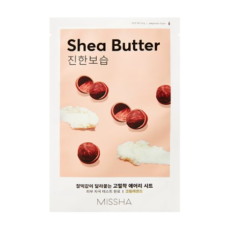 MISSHA Airy Fit Sheet Mask (Shea Butter) – Plátienková maska s výťažkom bambuckého masla