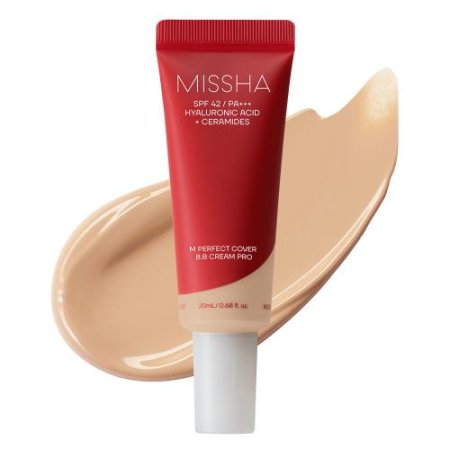 MISSHA M Perfect Cover BB Cream PRO 20 ml - Hydratační BB krém s UV ochranou - Odstín: No.23 Natural Beige