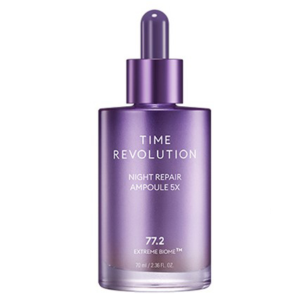 TIME REVOLUTION Night Repair Ampoule 5X - Protivrásková ampulka s probiotikami a ceramidmi