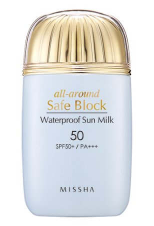 MISSHA All around Safe Block Waterproof Sun Milk SPF50+/PA+++ (40ml) - Voděodolné opalovací mléko