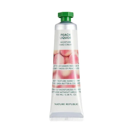 NATURE REPUBLIC Hand & Nature Peach Liquor Hand Cream - Hydratační krém na ruce