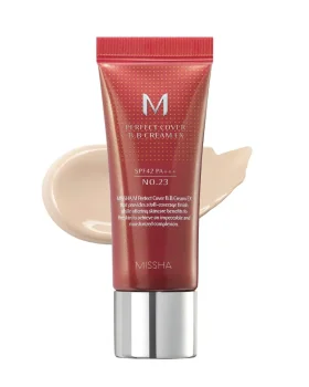 MISSHA M Perfect Cover BB Cream EX - Hydratační BB krém s UV ochranou - Odstín: No.23 Natural Beige