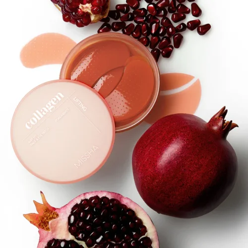 MISSHA Airy Fit Collagen Lifting Face & Eye Patch - Hydrogelové liftingové polštářky na tvář a oční okolí