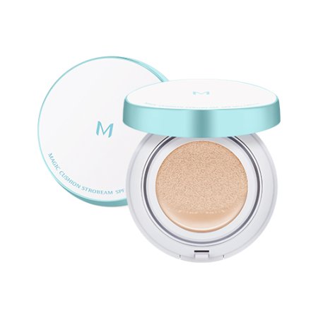 MISSHA M Magic Cushion Strobeam (Opal) – Cushion make-up s ľahkou perleťou