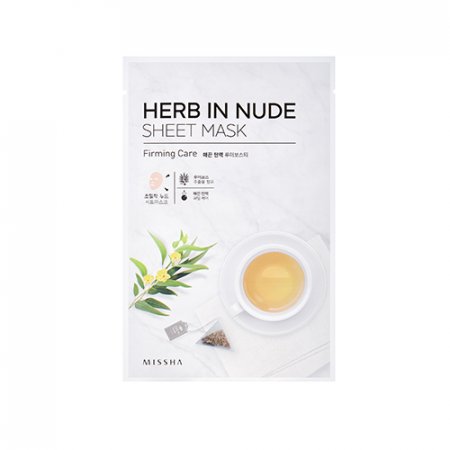 MISSHA Herb In Nude Sheet Mask (Firming Care) – Bylinná plátýnková maska se zpevňujícím účinkem