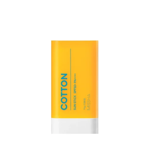 MISSHA All Around Safe Block Cotton Sun Stick SPF50+/PA++++ - Tyčinka na opaľovanie so zmatňujúcim efektom
