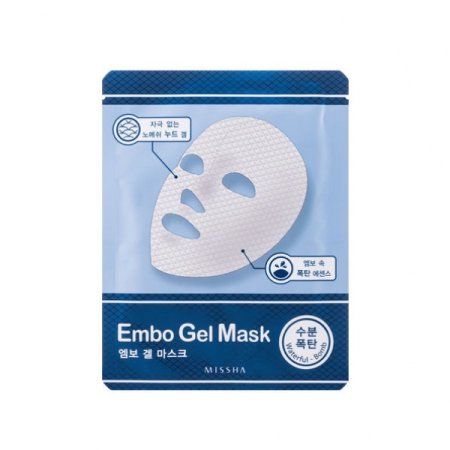 MISSHA Embo Gel Mask (Waterful Bomb) – Vysoce hydratační embosovaná gelová maska