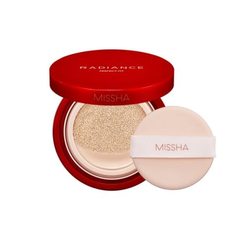 MISSHA Radiance Perfect Fit Cushion Foundation SPF 50+/PA+++ - Rozjasňující cushion podkladová báze s ochranným faktorem