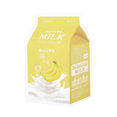 A'PIEU Banana Milk One-Pack – Vyživující plátýnková maska s banánovým extraktem