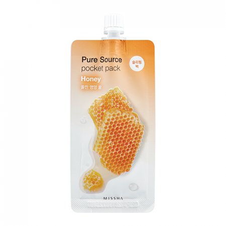 MISSHA Pure Source Pocket Pack (Honey) – Noční vyživující maska s extraktem z medu
