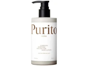 PURITO Luminous Moisture Shea Butter Body Lotion Cotton Dreamlight – Vyživující tělové mléko s bambuckým máslem