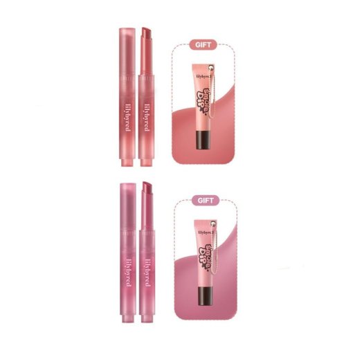 Lilybyred Milky Blur Fondue Bar & Mellow Lip Oil Keyring Set - Hydratační set na rty
