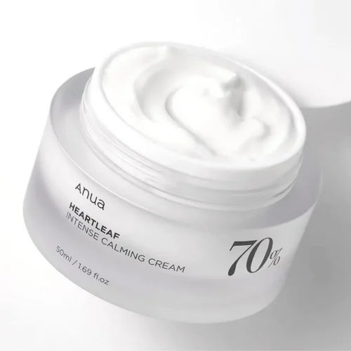 ANUA Heartleaf 70% Intense Calming Cream - Zklidňující krém s extraktem z toulně srdčité